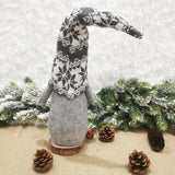 Figurina Decorativa, Pentru Craciun, Spiridus, Omul Padurii Cu Barba Lunga, Inaltime 47 Cm - vivimall.ro