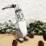 Figurina Decorativa, Pentru Craciun, Spiridus, Omul Padurii Cu Barba Lunga, Inaltime 47 Cm - vivimall.ro