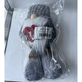 Figurina Decorativa, Pentru Craciun, Spiridus, Omul Padurii Indragostit, Picioare Telescopice, Inaltime Reglabila 42 - 52 Cm - vivimall.ro