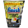 Capsule detergent vase Finish Ultimate Plus All in 1 Citrus, pachet 82 bucăți, vedere frontală cutie