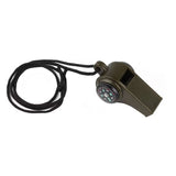 Fluier 3in1, Vivimall cu Busola si Termometru, pentru Drumetii, Negru