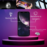 Folie de protectie Ceramica Flippy®, Transparenta HD, 9H, pentru Apple iPhone 15 margini negre - vivimall.ro