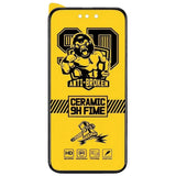 Folie de protectie Ceramica Flippy®, Transparenta HD, 9H, pentru Oppo A57S margini negre - vivimall.ro