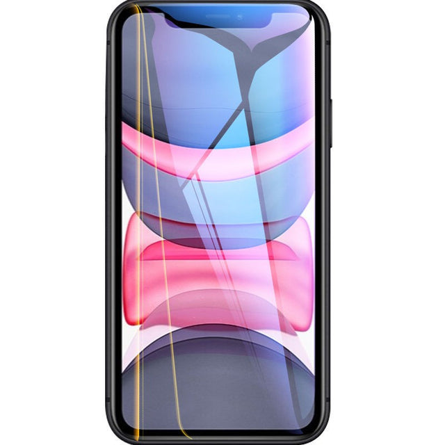 Folie hidrogel transparentă pentru iPhone 15 Pro, Full Cover 10D, vedere frontală pe dispozitiv