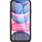 Folie hidrogel Ultra HD pentru iPhone 15, Full Cover 10D, transparentă, vedere frontală