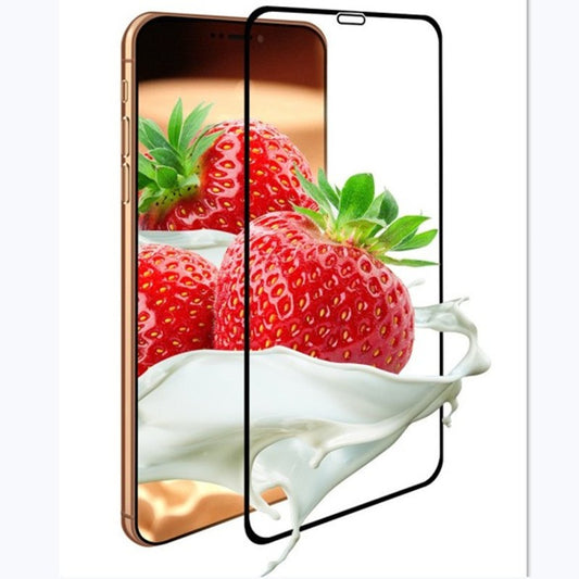 Folie de Protectie, Vivimall, pentru iPhone 15 Plus, Full Cover, Ceramics 9D, Anti-soc, Anti-amprenta, Margini Negre, Transparent - vivimall.ro