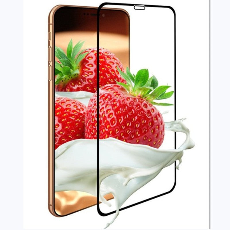 Folie de Protectie, Vivimall, pentru iPhone 15 Pro, Full Cover, Ceramics 9D, Anti-soc, Anti-amprenta, Margini Negre, Transparent - vivimall.ro