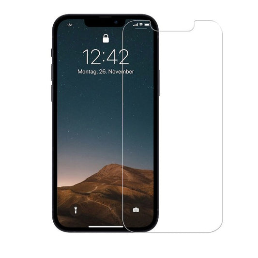Folie de Protectie, Vivimall, pentru iPhone 15, Tempered Glass 2.5D, cu Decupaje, HD, 9H, Transparent - vivimall.ro