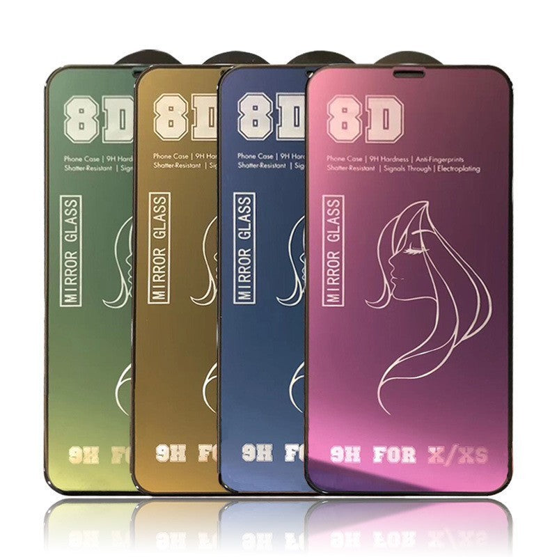 Folie Tempered Glass Mirror 8D iPhone 15 în utilizare zilnică, protecție completă ecran