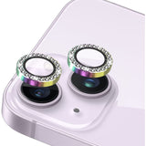 Folie de Protectie pentru Camera, Flippy, pentru iPhone 15 Plus, Tempered Glass cu Pietricele, HD, Multicolor - vivimall.ro