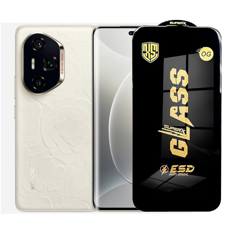 Folie de Protectie pentru Honor 300, Flippy, Sticla Securizata ESD, Margini Negre, Rezistenta la Zgirieturi, Antistatica, 0.35 mm, Transparenta - vivimall.ro