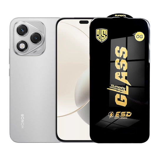 Folie de Protectie pentru Honor 400 Lite, Vivimall, Sticla Securizata ESD, Margini Negre, Rezistenta la Zgirieturi, Antistatica, 0.35 mm, Transparenta - vivimall.ro