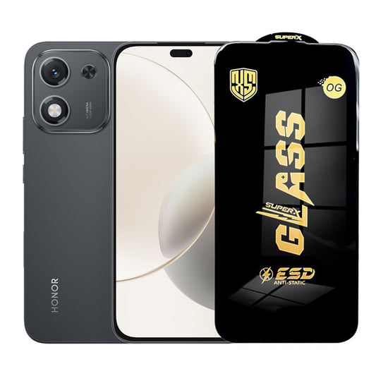 Folie de Protectie pentru Honor X70i, Vivimall, Sticla Securizata ESD, Margini Negre, Rezistenta la Zgirieturi, Antistatica, 0.35 mm, Transparenta - vivimall.ro