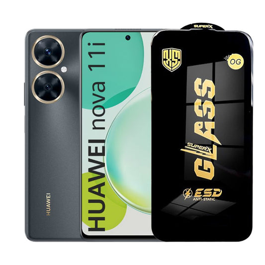 Folie de Protectie pentru Huawei Nova 11 i, Vivimall, Sticla Securizata ESD, Margini Negre, Rezistenta la Zgirieturi, Antistatica, 0.35 mm, Transparenta - vivimall.ro
