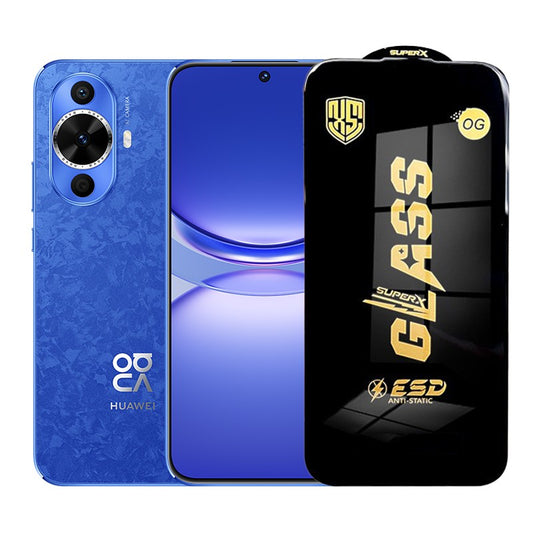 Folie de Protectie pentru Huawei Nova 12, Vivimall, Sticla Securizata ESD, Margini Negre, Rezistenta la Zgirieturi, Antistatica, 0.35 mm, Transparenta - vivimall.ro