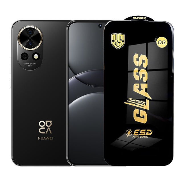 Folie de Protectie pentru Huawei Nova 13, Flippy, Sticla Securizata ESD, Margini Negre, Rezistenta la Zgirieturi, Antistatica, 0.35 mm, Transparenta - vivimall.ro