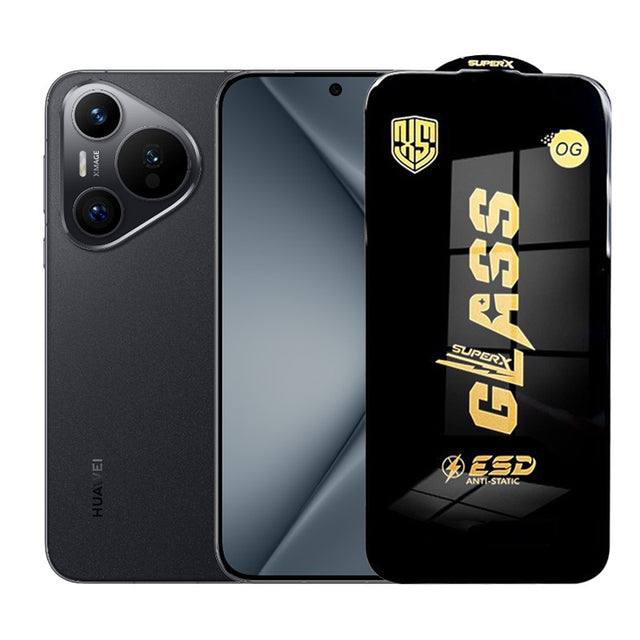 Folie de Protectie pentru Huawei Pura 70, Flippy, Sticla Securizata ESD, Margini Negre, Rezistenta la Zgirieturi, Antistatica, 0.35 mm, Transparenta - vivimall.ro