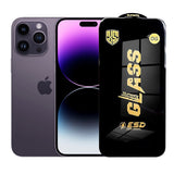 Folie de Protectie pentru iPhone 14 Pro Max, Flippy, Sticla Securizata ESD, Margini Negre, Rezistenta la Zgirieturi, Antistatica, 0.35 mm, Transparenta - vivimall.ro