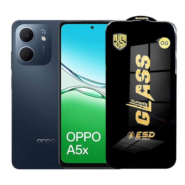 Folie de Protectie pentru Oppo A5x, Flippy, Sticla Securizata ESD, Margini Negre, Rezistenta la Zgirieturi, Antistatica, 0.35 mm, Transparenta - vivimall.ro