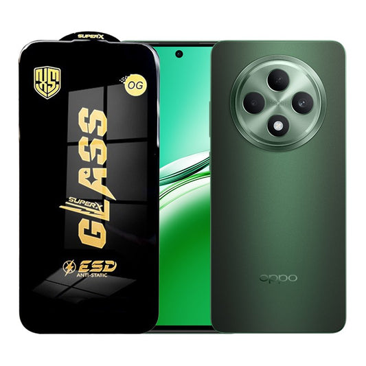 Folie de Protectie pentru Oppo F27, Vivimall, Sticla Securizata ESD, Margini Negre, Rezistenta la Zgirieturi, Antistatica, 0.35 mm, Transparenta - vivimall.ro