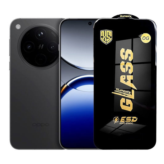 Folie de Protectie pentru Oppo Find X8, Vivimall, Sticla Securizata ESD, Margini Negre, Rezistenta la Zgirieturi, Antistatica, 0.35 mm, Transparenta - vivimall.ro