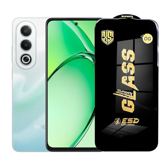 Folie de Protectie pentru Oppo K12x, Vivimall, Sticla Securizata ESD, Margini Negre, Rezistenta la Zgirieturi, Antistatica, 0.35 mm, Transparenta - vivimall.ro