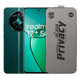Folie de Protectie pentru Realme 12+, Flippy, Sticla Securizata ESD Antistatica, Super-X Privacy OG, Margini Negre, 0.30 mm, Transparent Inchis - vivimall.ro