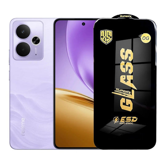 Folie de Protectie pentru Realme 14T, Vivimall, Sticla Securizata ESD, Margini Negre, Rezistenta la Zgirieturi, Antistatica, 0.35 mm, Transparenta - vivimall.ro