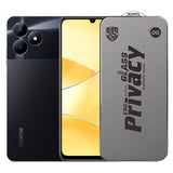 Folie de Protectie pentru Realme C51, Flippy, Sticla Securizata ESD Antistatica, Super-X Privacy OG, Margini Negre, 0.30 mm, Transparent Inchis - vivimall.ro