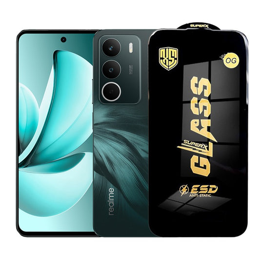 Folie de Protectie pentru Realme C71, Vivimall, Sticla Securizata ESD, Margini Negre, Rezistenta la Zgirieturi, Antistatica, 0.35 mm, Transparenta - vivimall.ro