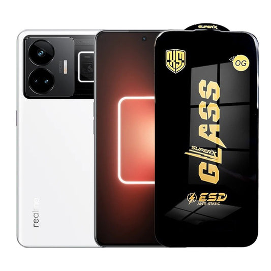 Folie de Protectie pentru Realme GT Neo5, Vivimall, Sticla Securizata ESD, Margini Negre, Rezistenta la Zgirieturi, Antistatica, 0.35 mm, Transparenta - vivimall.ro