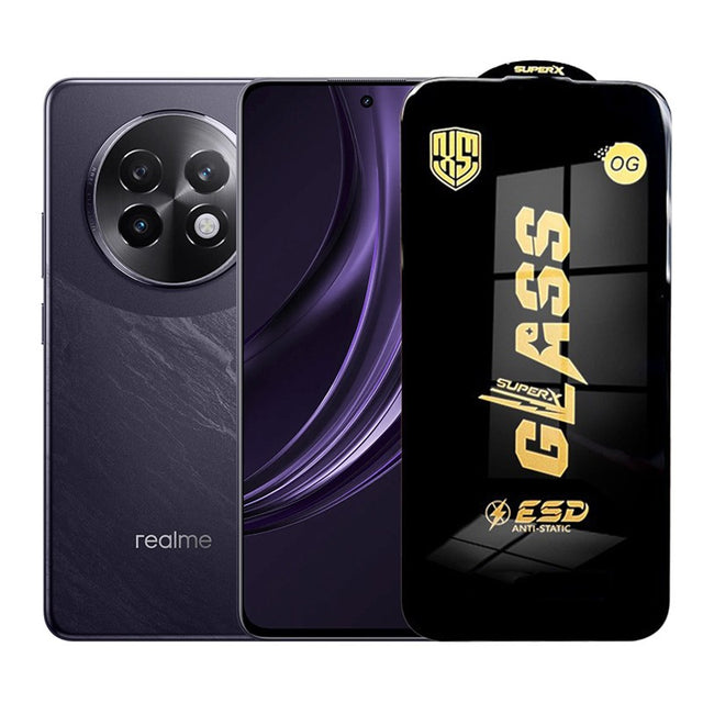 Folie de Protectie pentru Realme13+, Flippy, Sticla Securizata ESD, Margini Negre, Rezistenta la Zgirieturi, Antistatica, 0.35 mm, Transparenta - vivimall.ro