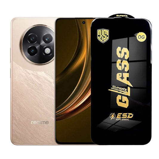 Folie de Protectie pentru Realme13+, Vivimall, Sticla Securizata ESD, Margini Negre, Rezistenta la Zgirieturi, Antistatica, 0.35 mm, Transparenta - vivimall.ro