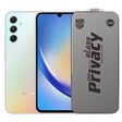 Folie de Protectie pentru Samsung Galaxy A34, Flippy, Sticla Securizata ESD Antistatica, Super-X Privacy OG, Margini Negre, 0.30 mm, Transparent Inchis - vivimall.ro