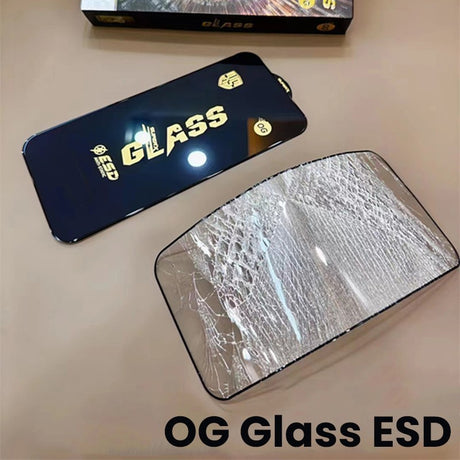 Folie de Protectie pentru Samsung Galaxy A56, Vivimall, Sticla Securizata ESD, Margini Negre, Rezistenta la Zgirieturi, Antistatica, 0.35 mm, Transparenta - vivimall.ro
