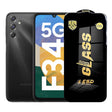 Folie de Protectie pentru Samsung Galaxy F34, Vivimall, Sticla Securizata ESD, Margini Negre, Rezistenta la Zgirieturi, Antistatica, 0.35 mm, Transparenta - vivimall.ro