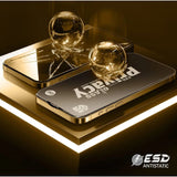 Folie de Protectie pentru Samsung Galaxy F55, Vivimall, Sticla Securizata ESD Antistatica, Super-X Privacy OG, Margini Negre, 0.30 mm, Transparent Inchis - vivimall.ro