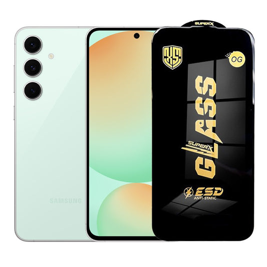 Folie de Protectie pentru Samsung Galaxy S24 FE, Vivimall, Sticla Securizata ESD, Margini Negre, Rezistenta la Zgirieturi, Antistatica, 0.35 mm, Transparenta - vivimall.ro