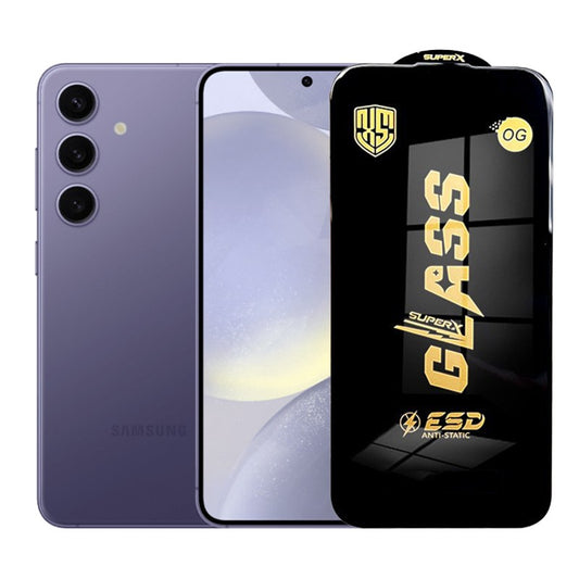 Folie de Protectie pentru Samsung Galaxy S24, Vivimall, Sticla Securizata ESD, Margini Negre, Rezistenta la Zgirieturi, Antistatica, 0.35 mm, Transparenta - vivimall.ro