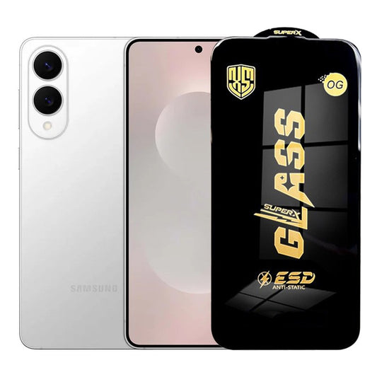 Folie de Protectie pentru Samsung Galaxy S25 Edge, Vivimall, Sticla Securizata ESD, Margini Negre, Rezistenta la Zgirieturi, Antistatica, 0.35 mm, Transparenta - vivimall.ro