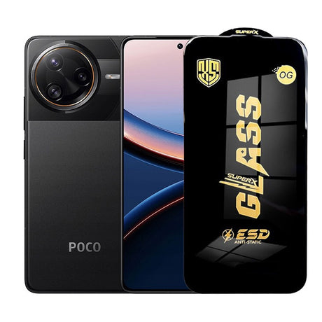Folie de Protectie pentru Xiaomi Poco F7 Ultra, Vivimall, Sticla Securizata ESD, Margini Negre, Rezistenta la Zgirieturi, Antistatica, 0.35 mm, Transparenta - vivimall.ro