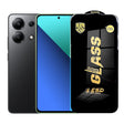 Folie de Protectie pentru Xiaomi Redmi 13, Vivimall, Sticla Securizata ESD, Margini Negre, Rezistenta la Zgirieturi, Antistatica, 0.35 mm, Transparenta - vivimall.ro