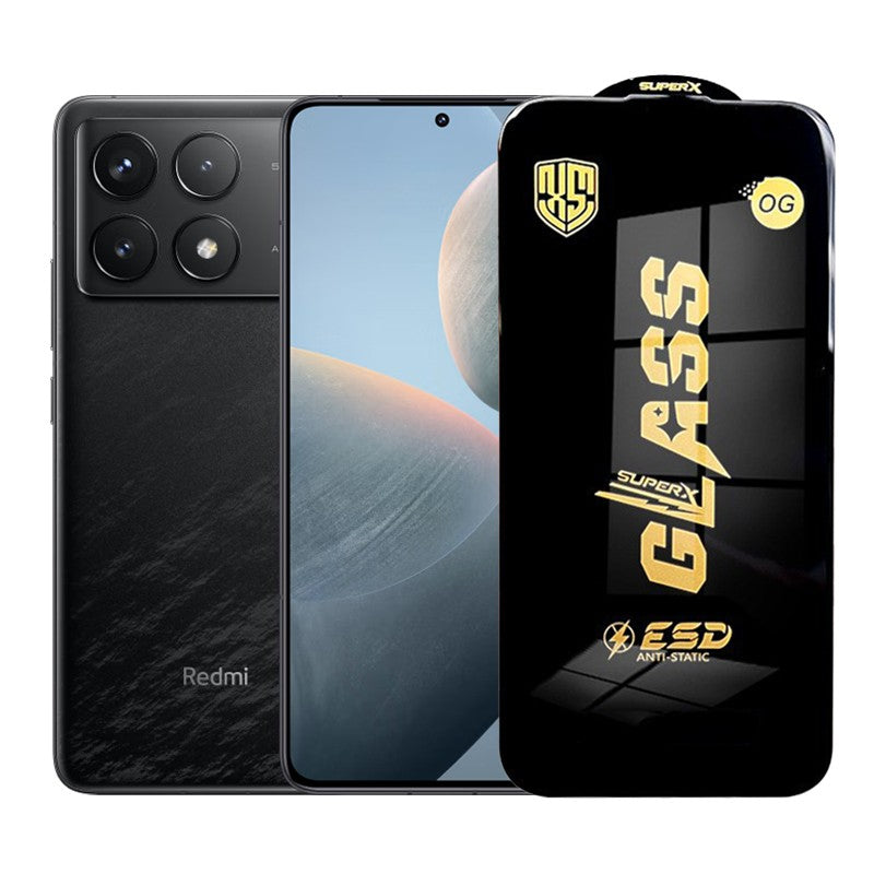 Folie de Protectie pentru Xiaomi Redmi K70E, Vivimall, Sticla Securizata ESD, Margini Negre, Rezistenta la Zgirieturi, Antistatica, 0.35 mm, Transparenta - vivimall.ro