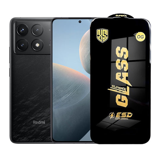 Folie de Protectie pentru Xiaomi Redmi K70E, Vivimall, Sticla Securizata ESD, Margini Negre, Rezistenta la Zgirieturi, Antistatica, 0.35 mm, Transparenta - vivimall.ro