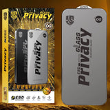 Folie de Protectie pentru Xiaomi Redmi Note 12, Flippy, Sticla Securizata ESD Antistatica, Super-X Privacy OG, Margini Negre, 0.30 mm, Transparent Inchis - vivimall.ro