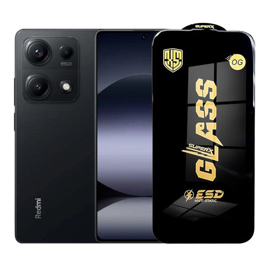 Folie de Protectie pentru Xiaomi Redmi Note 14S, Vivimall, Sticla Securizata ESD, Margini Negre, Rezistenta la Zgirieturi, Antistatica, 0.35 mm, Transparenta - vivimall.ro