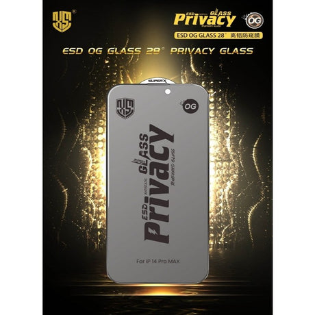 Folie de Sticla Privacy, Vivimall, ESD Compatibila cu Apple iPhone 17 Air - vivimall.ro