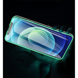 Folie Luminous iPhone 15 Pro Max cu înveliș oleofob, detaliu suprafață mat anti-amprentă