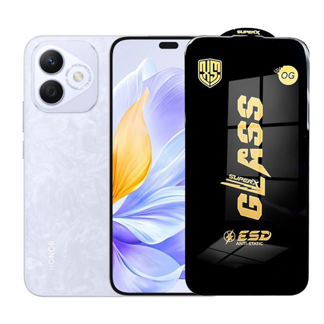 Folie de Protectie pentru Honor X60i, Flippy, Sticla Securizata ESD, Margini Negre, Rezistenta la Zgirieturi, Antistatica, 0.35 mm, Transparenta - vivimall.ro