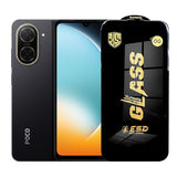 Folie de Protectie pentru Xiaomi Poco C71, Vivimall, Sticla Securizata ESD, Margini Negre, Rezistenta la Zgirieturi, Antistatica, 0.35 mm, Transparenta - vivimall.ro